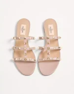 Valentino Rockstud Flat Slide Sandal - Image 5